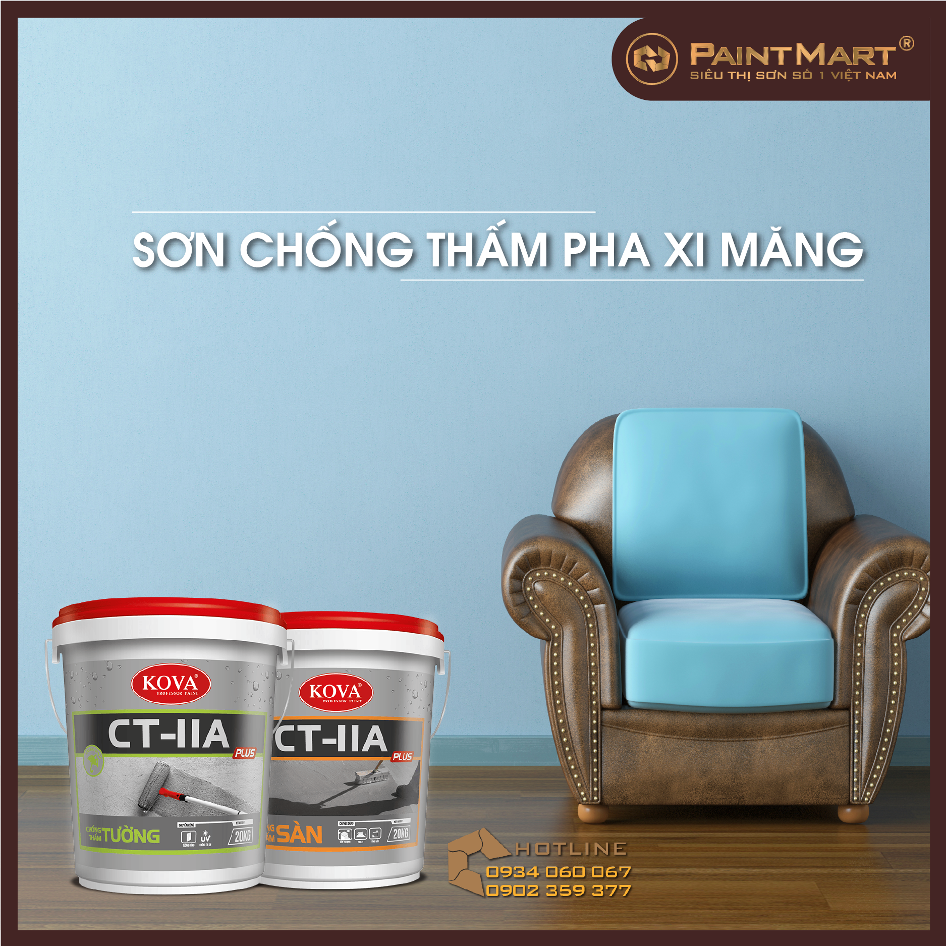 Sơn chống thấm KOVA, giá sơn chống thấm KOVA